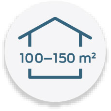 Mellanstora hus 100 - 150 kvm