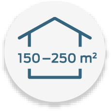 Stora hus 15 - 250 kvm