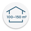 Hus 100 - 150 kvm