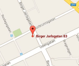 Karta - Birger Jarlsgatan 83, 113 56 Stockholm