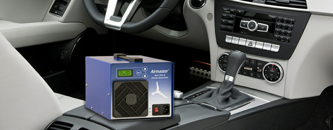 BL500-D i bil för luktborttagning